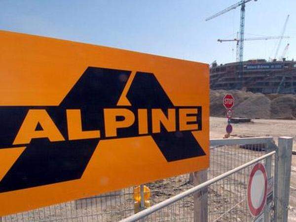 Auch bei der Alpine wirkte sich die Krise in der Baubranche aus: Der Umsatz ging im Vergleich zu 2009 um rund fünf Prozent auf 3,201 Milliarden Euro zurück.  (2009: Platz 14)