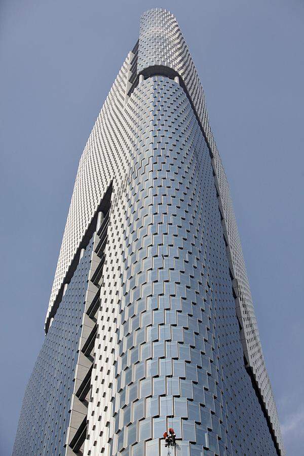 Platz 6: Der Greenland Square Zifeng Tower im chinesischen Nanjing ist 450 Meter hoch. In dem Wolkenkratzer sind Büros, ein Hotel und Geschäfte.