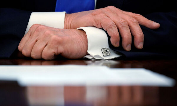 Bereit zum Losschlagen. US-Präsident Donald Trump verschärfte am Dienstag seine Drohungen gegen das syrische Regime.