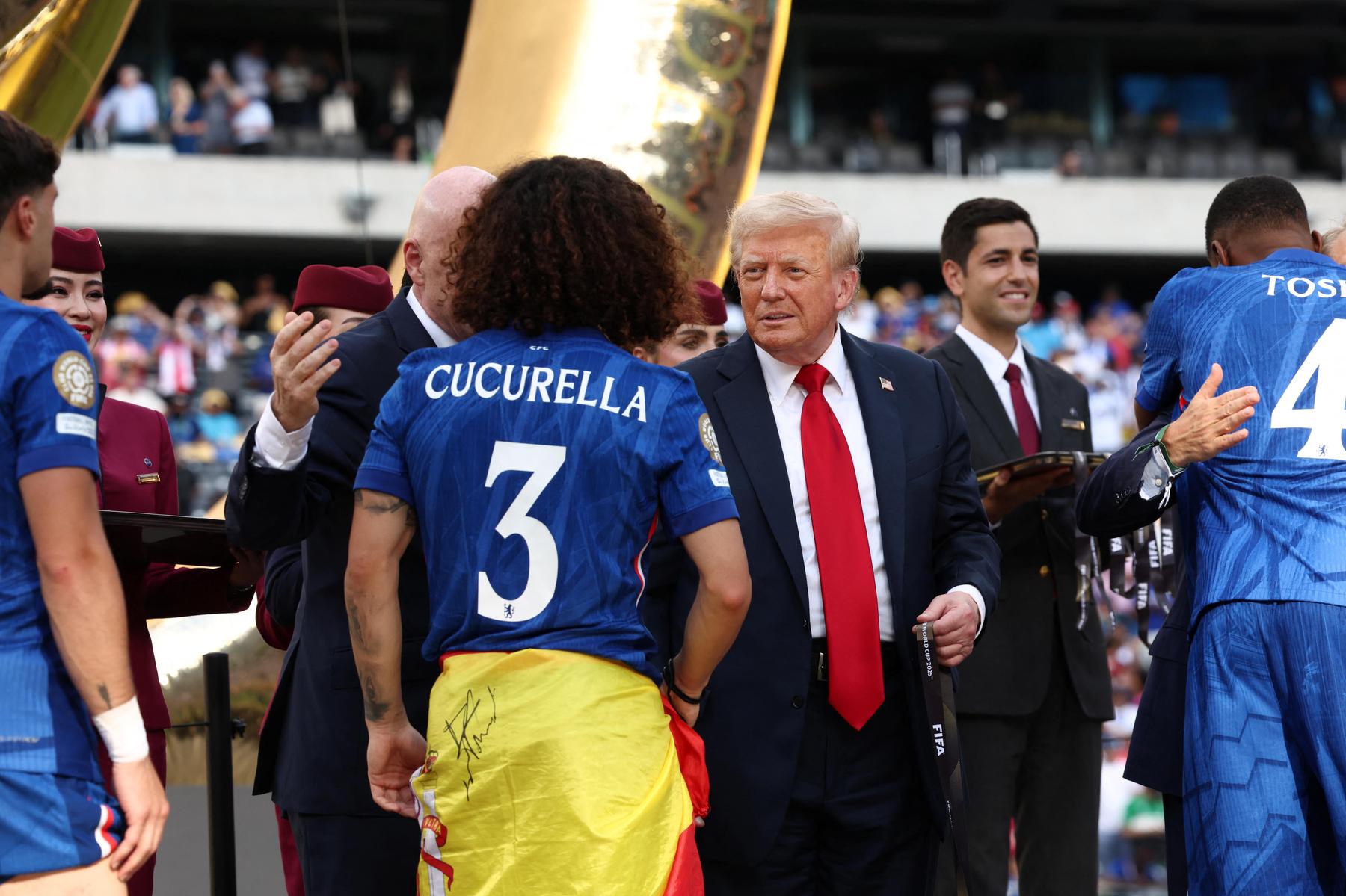 Bei der Klub-WM mit Trump jubeln: Cucurella hatte „die Hose voll“
