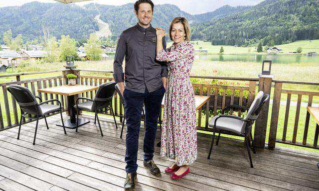 Koch Hannes Müller und seine Frau Monika. 