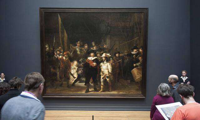 Rembrandts „Nachtwache“ im Amsterdamer Rijksmuseum.