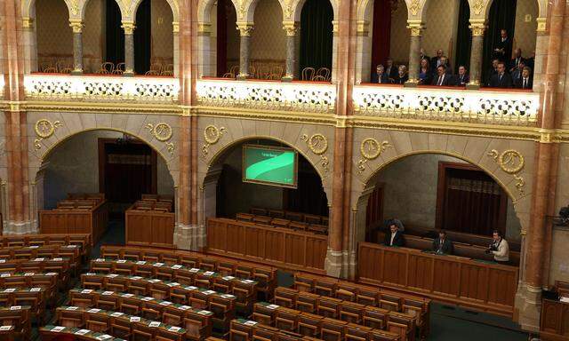 Im ungarischen Parlament geht es auch um den Nato-Beitritt Schwedens. 