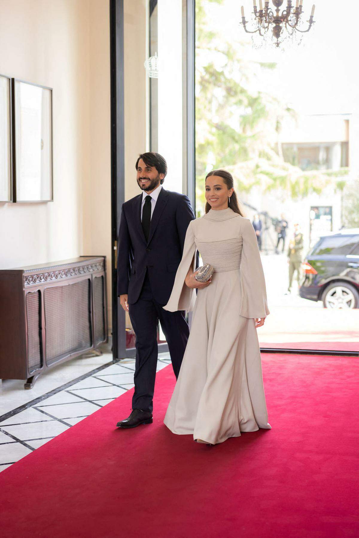 Jordaniens Prinzessin Iman bint Abdullah und Jameel Alexander Thermiotis.
