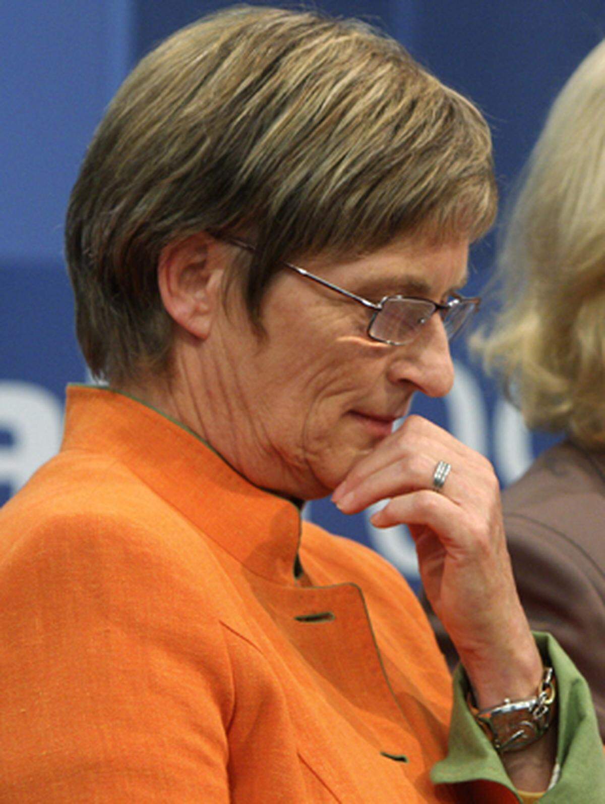 BZÖ-Spitzenkandidatin Ursula Haubner hoffte noch bis zuletzt auf den Einzug in den Landtag.