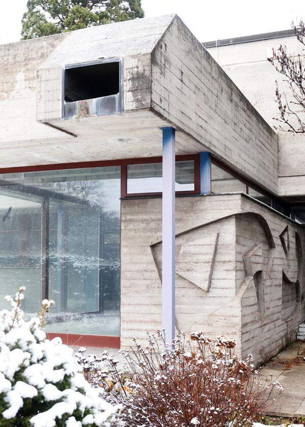 Eines der seltenen privaten Sichtbetonhäuser in Österreich: das Haus Stricker, erbaut 1968. Nun soll es abgerissen werden. 