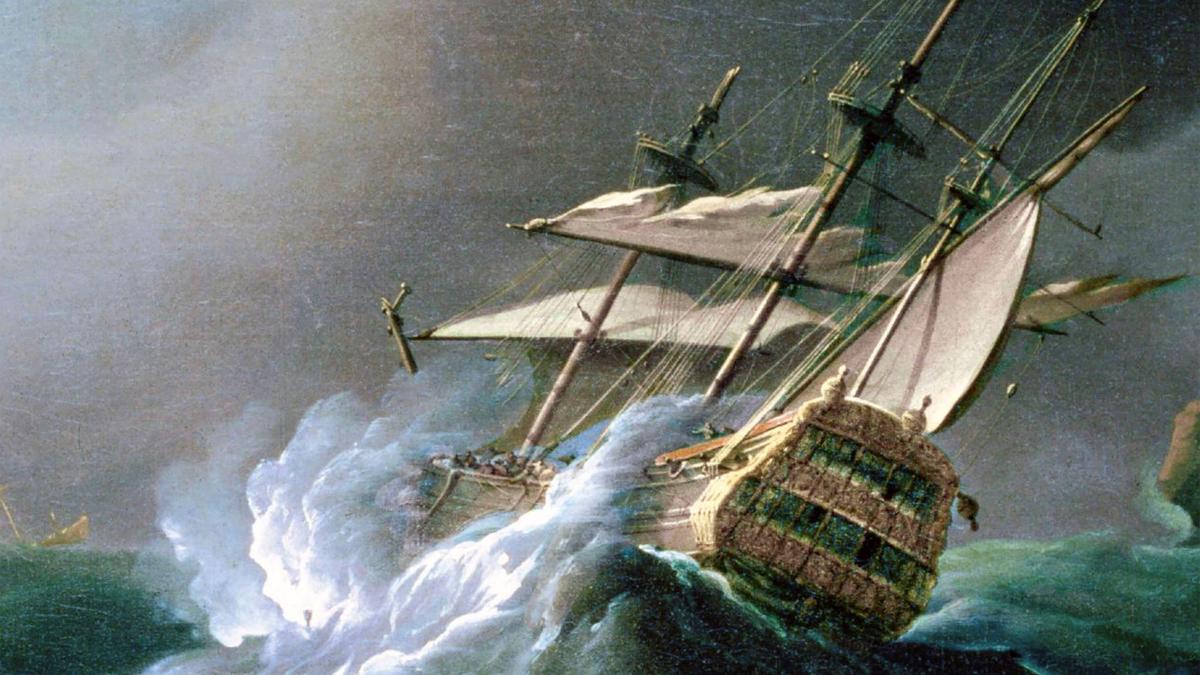 Im Mai 1741 schlug der Wager vor der Küste Chiles die letzte Stunde. 