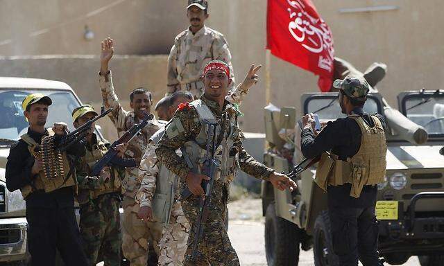 Nicht alle schiitischen Milizen freuen sich auf Unterstützung der USA bei der Schlacht um Tikrit.
