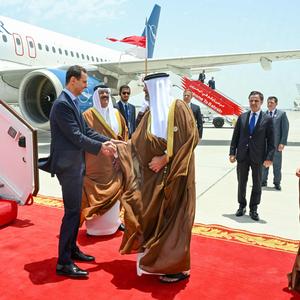 Auch Syriens Präsident Bashar al-Assad reiste zum Gipfel der Arabischen Liga nach Manama in Bahrain.
