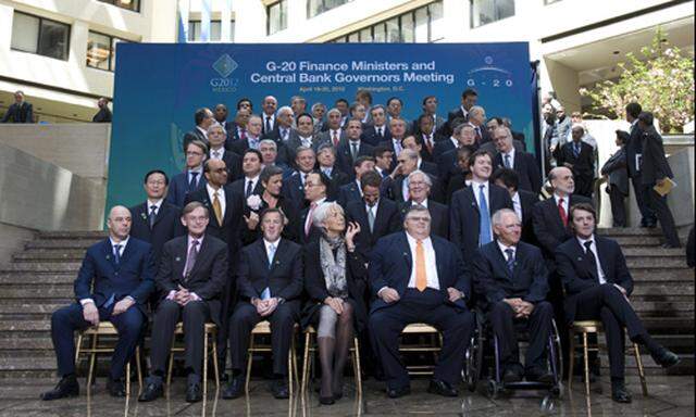 Gruppenfoto beim Gipfel in Washington