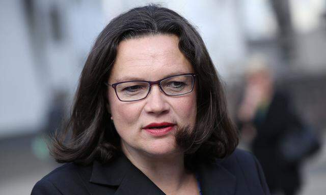 SPD-Chefin Andrea Nahles 