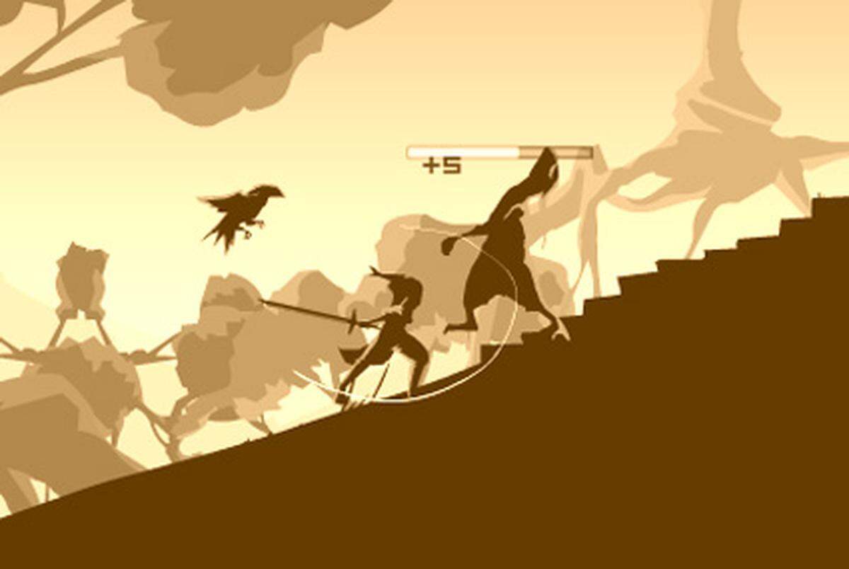 Armed with Wings 3 ist ein Action-Jump'n'Run mit stilvoller Grafik und einer netten Abwechslung. Neben dem bewaffneten Helden kann man auch einen Adler steuern, der etwa sonst unerreichbare Gegenstände einsammeln kann. Zur Verteidigung dienen die eigenen Fäuste, ein Schwert oder Magie.