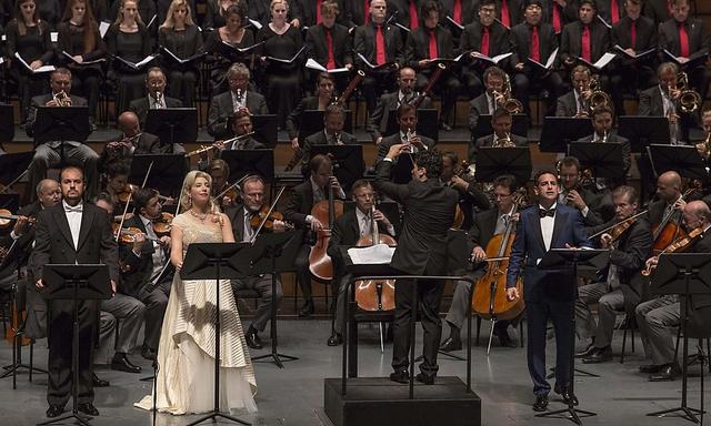 Adrian Sampetrean, Kristiane Kaiser, Andrés Orozco Estrada und Juan Diego Flórez