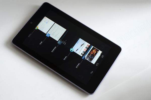 Multitasking auf dem Nexus 7.