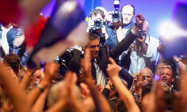 Francois Fillon bei einer Wahlkampfveranstaltung.