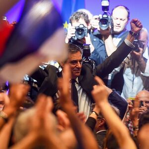 Francois Fillon bei einer Wahlkampfveranstaltung.