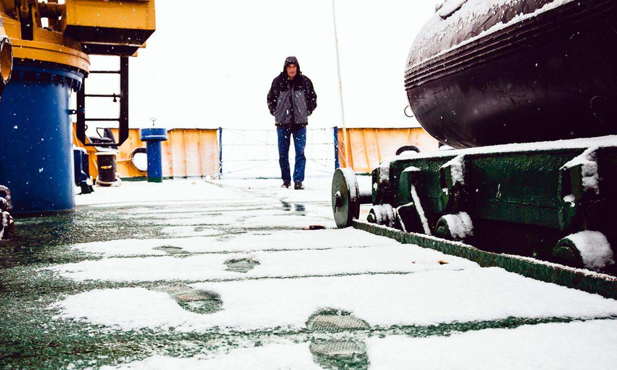 „In der Antarktis sind die Bedingungen so extrem, dass man nie Vorhersagen machen kann.“ Die Vorräte auf dem Schiff mit Heimathafen Wladiwostok dürften ohne Rationierung für mehrere Wochen reichen. (wg/ag.)