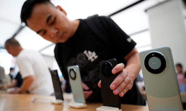 Das „Mate 60“ von Huawei macht in China Apples iPhone Konkurrenz.