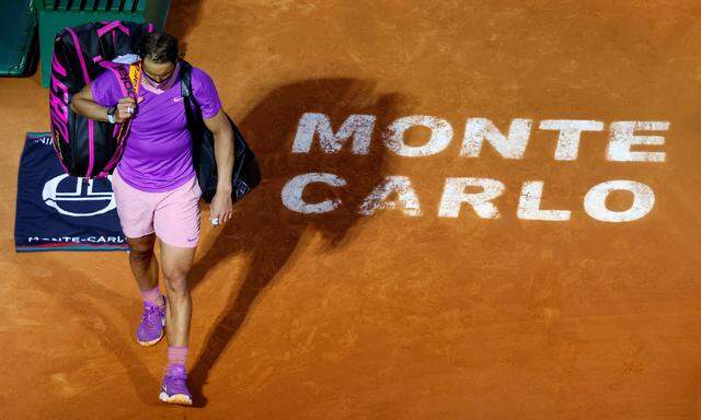 Rafael Nadal in Monte Carlo 2021. 
