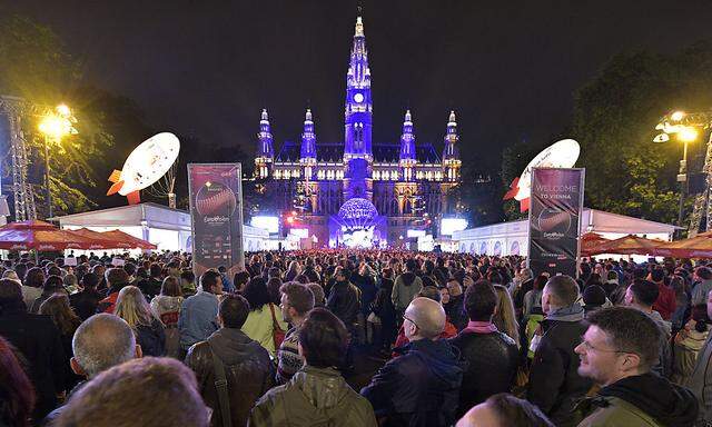 Public Viewing zum Song Contest am Rathausplatz