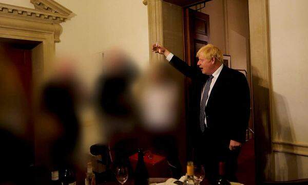 Boris Johnson erklärte im Unterhaus des Parlaments in London seine Sicht auf den Untersuchungsbericht.