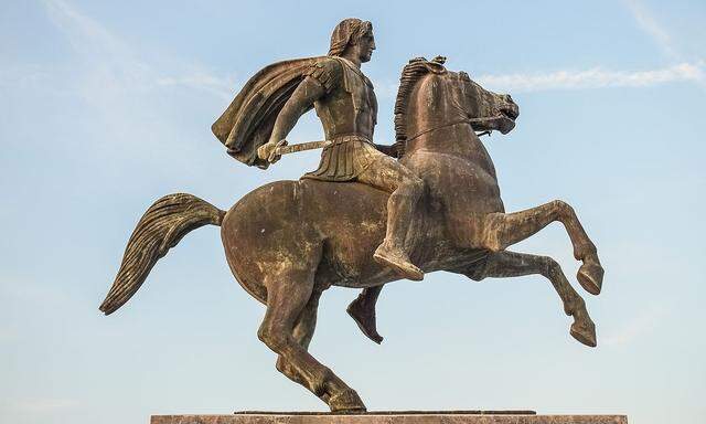 Statue von Alexander dem Großen in Thessaloniki