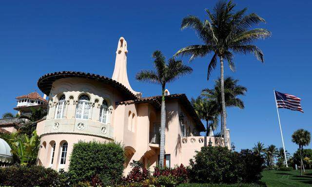 Blick auf Trumps Residenz in Palm Beach
