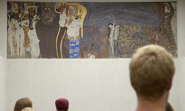 Klimts ''Beethovenfries'' in der Secession