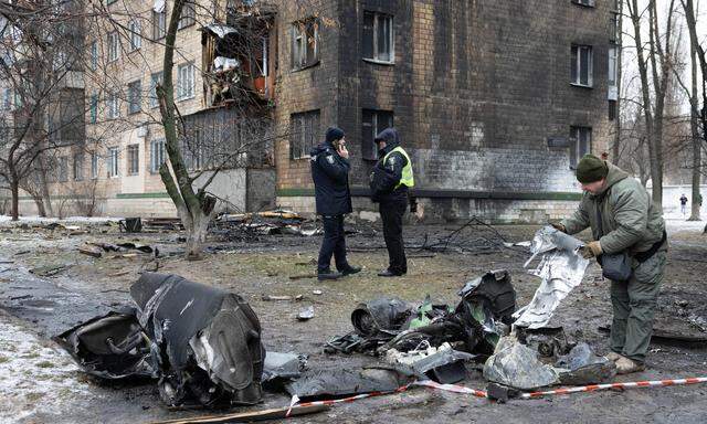 Die ukrainische Hauptstadt Kiew ist nach wie vor Ziel russischer Raketenangriffe. 