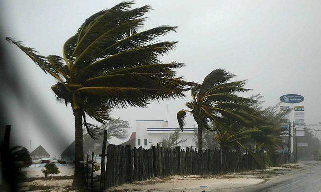 Einer der vielen Hurricanes des vergangenen Jahrzehnts: Wilma am 21. Oktober 2005 in Mexiko.