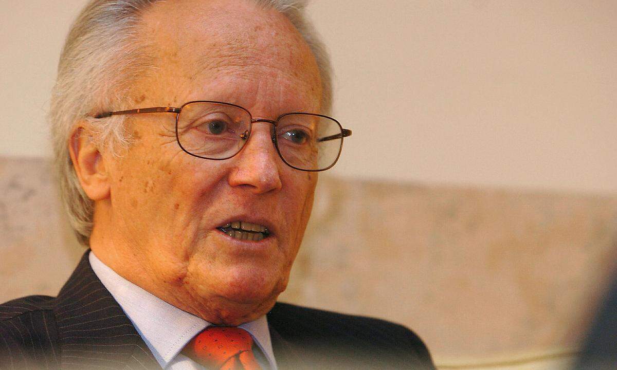 Albert Rohan Österreichischer Spitzendiplomat, 83