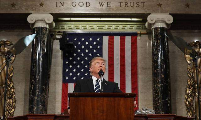 Donald Trump hatte seine Rede vor dem Kongress penibel vorbereitet.