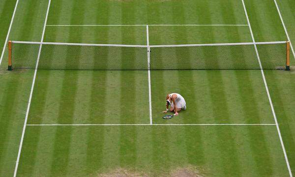 Die Überraschungs-Siegerin bei den All England Tennis Championships in Wimbledon heißt Marketa Vondrousova. 