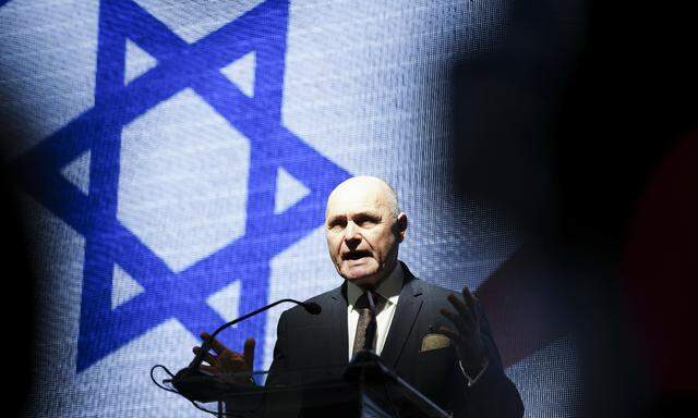Nationalratspräsident Wolfgang Sobotka, hier bei einer Gedenkveranstaltung der Israelitischen Kultusgemeinde Wien für die Opfer und Vermissten in Israel am 11. Oktober in Wien. 