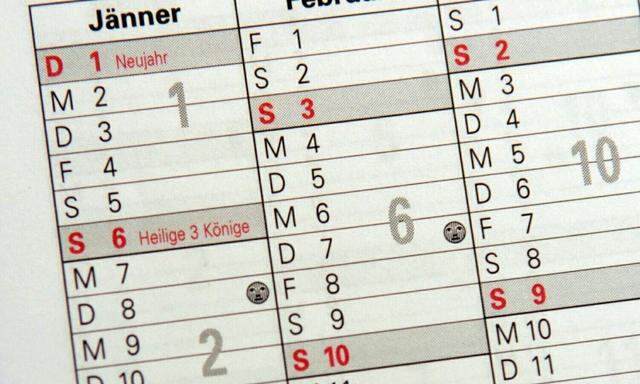 Symbolbild: Kalender 