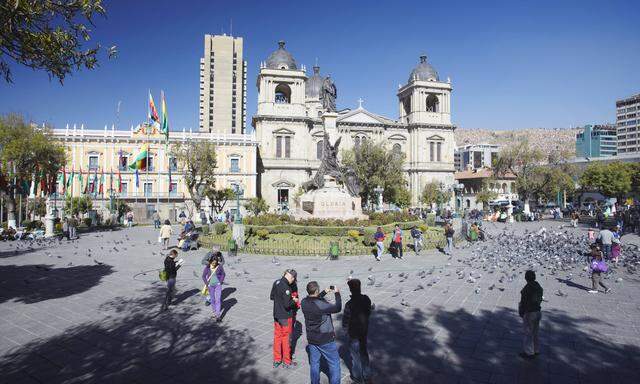 La Paz, Plaza Pedro Murillo. 