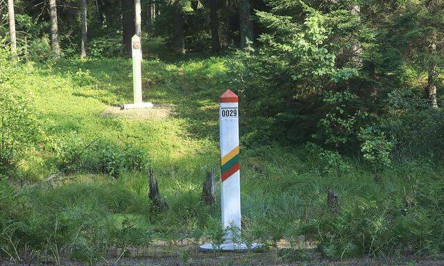 Die litauisch-belarussische Grenze wird mehr und mehr zum Politikum.