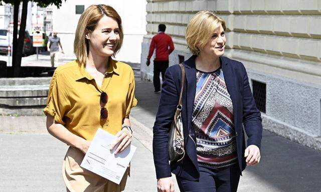 EU-Abgeordnete Claudia Gamon und Neos-Chefin Beate Meinl-Reisinger
