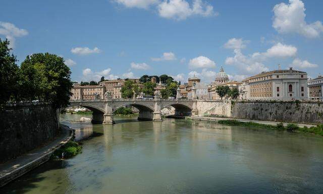 Blick auf den Tiber, Rom