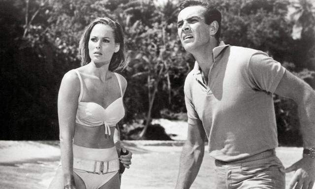 Ursula Andress und Sean Connery 1961. 
