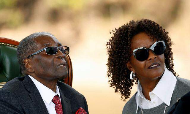 Robert und Grace Mugabe 