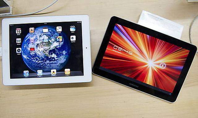 Ein iPad und das originale Galaxy Tab 10.1