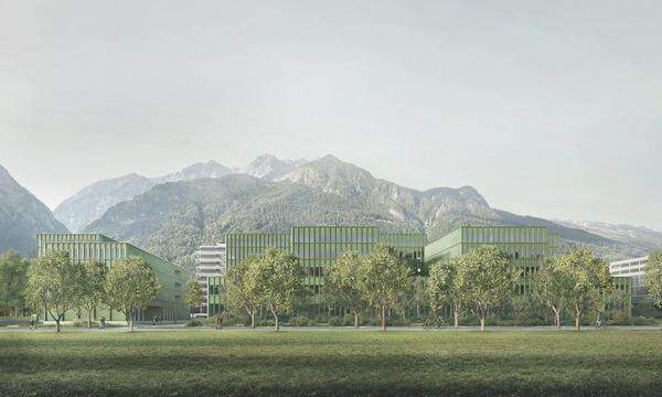 Das Haus der Physik der Universität Innsbruck wird energieeffizient gebaut.