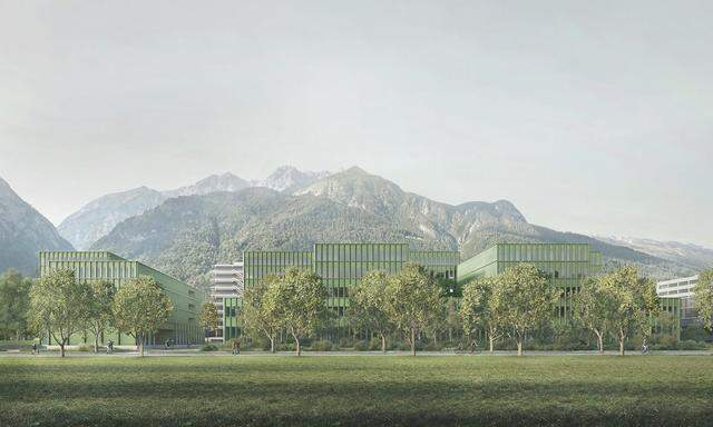 Das Haus der Physik der Universität Innsbruck wird energieeffizient gebaut.