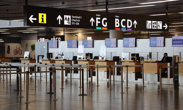 Der Flughafen Wien ist weitgehend geschlossen. 