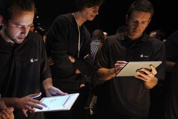 Apple hatte vor dreieinhalb Jahren den totgeglaubten Tablet-Markt wiederbelebt. Seitdem seien über 170 Millionen iPads verkauft worden, sagte Apple-Chef Tim Cook.