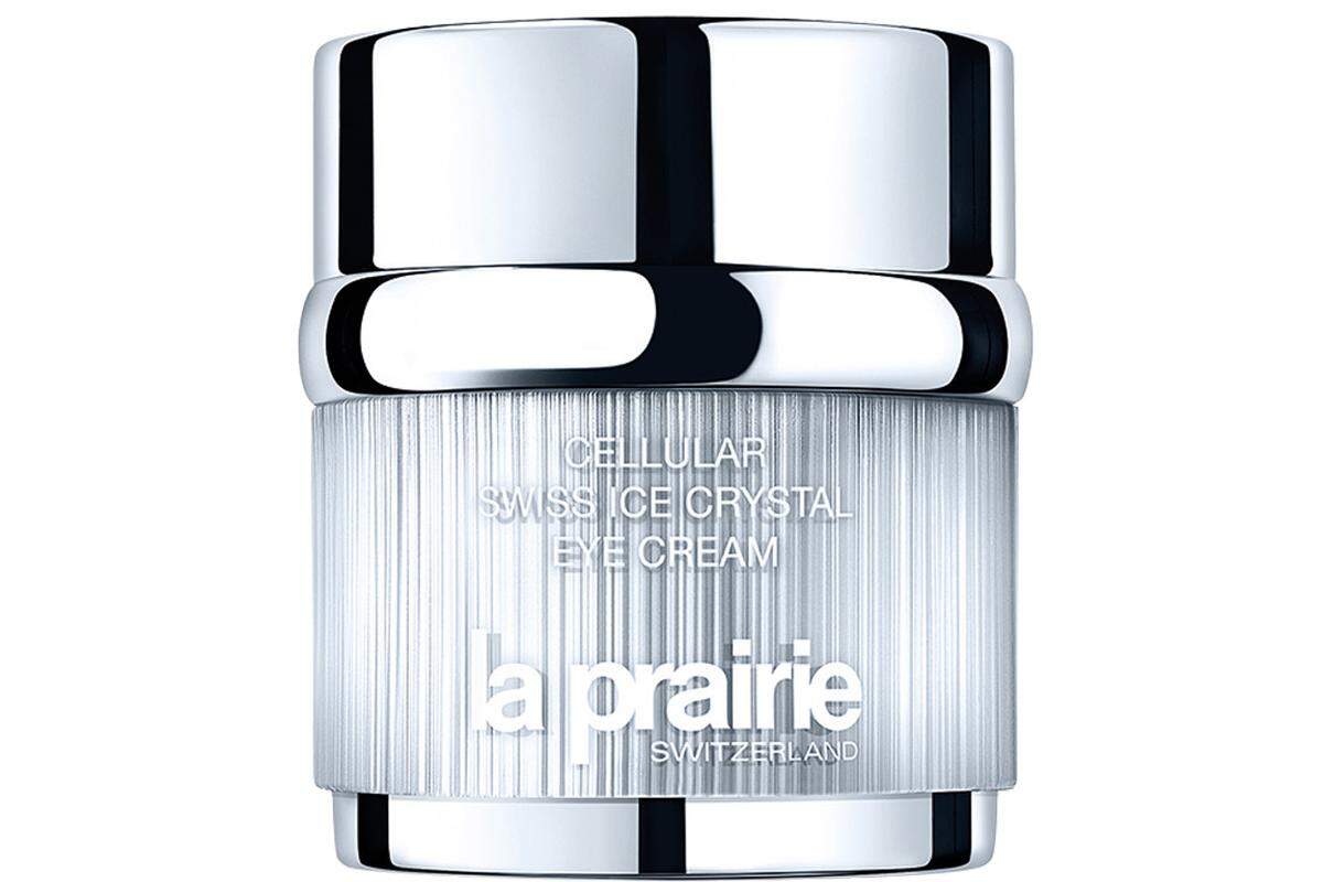 „Cellular Swiss Ice Eye Cream“ von La Prairie gegen erste Zeichen der Hautalterung, 210 €.