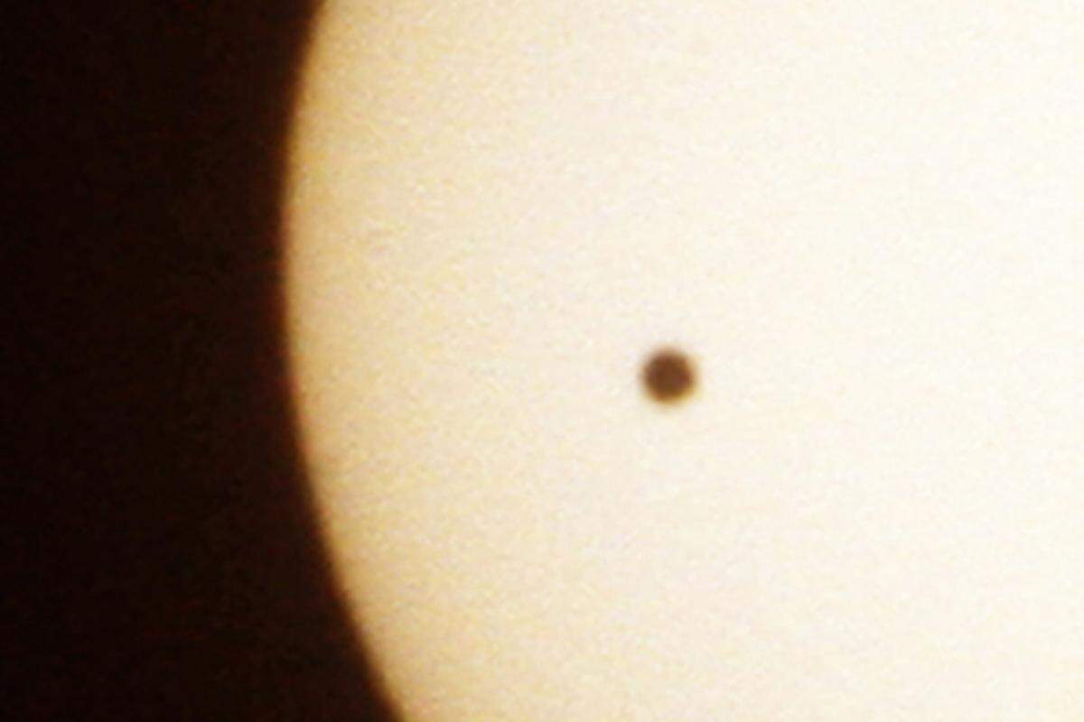 In Österreich war der Venustransit nur rund eineinhalb Stunden ab Sonnenaufgang zu sehen. Im Osten war der Blick einwandfrei.
