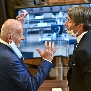 Manfred Ainedter und Karl-Heinz Grasser