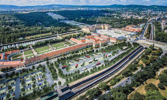 NEUGESTALTUNG DES VORPLATZES VOR SCHLOSS SCH�NBRUNN